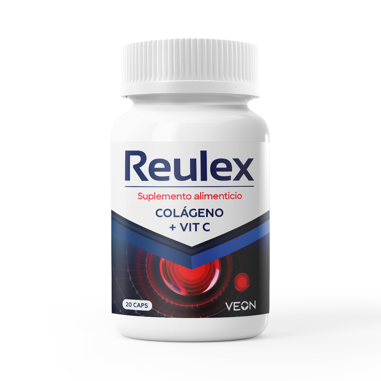 Reulex - Suplemento alimenticio con Colágeno y Vitamina C para articulaciones